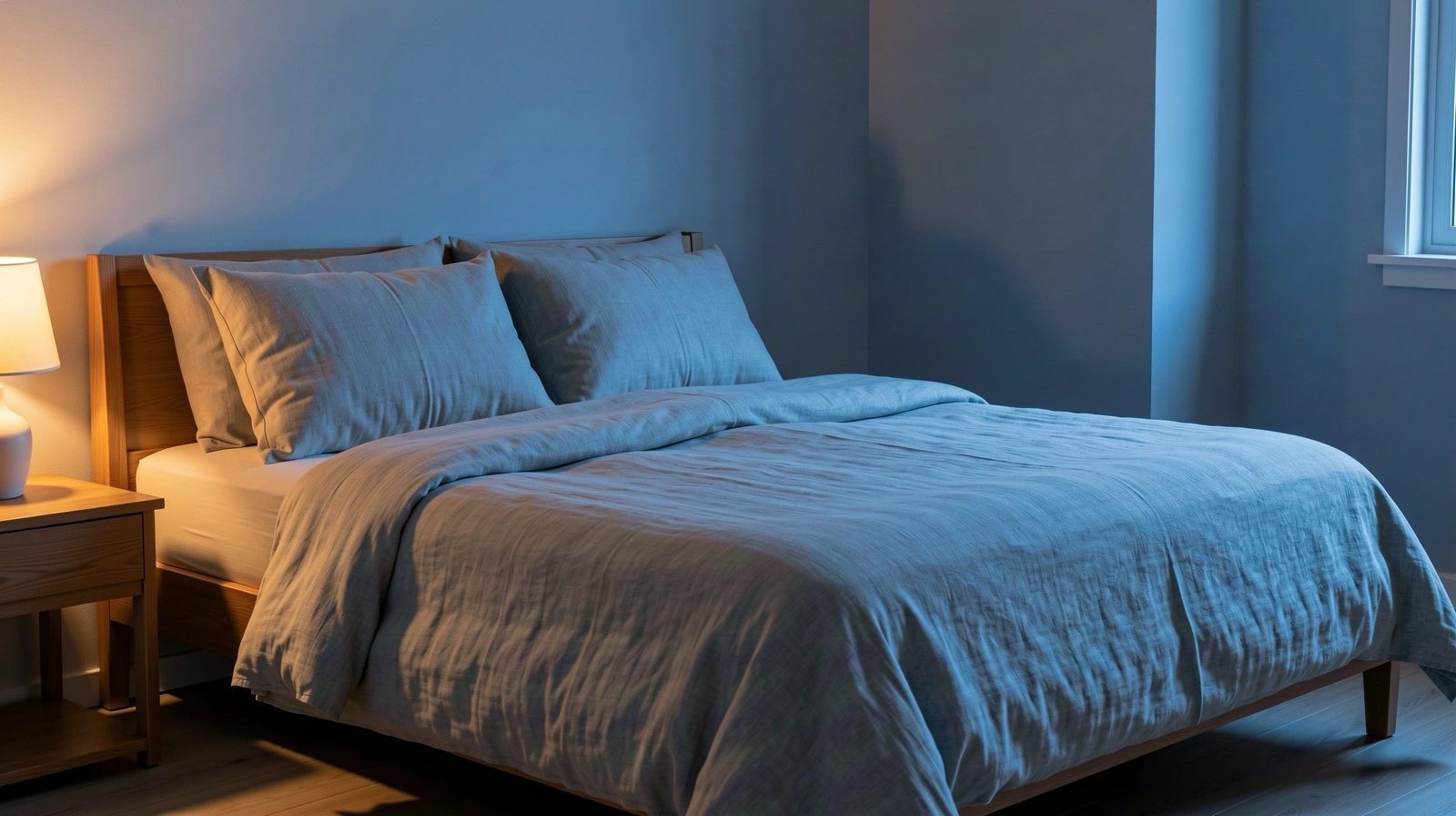 Ambiance de repos nocturne serein