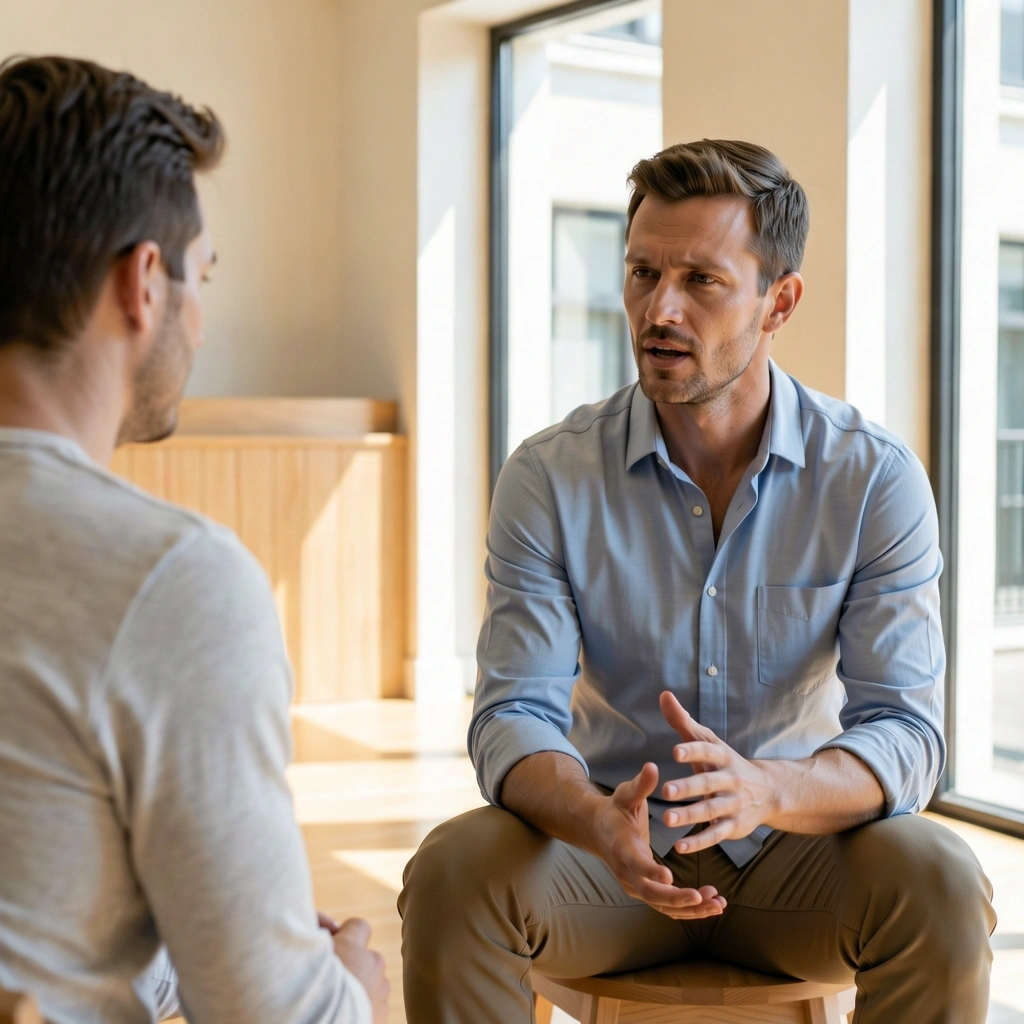 Coach en séance de conseil bien-être